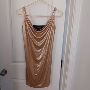 Sexy metallic party top
